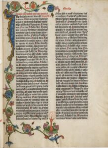 Bible de Gutenberg incunable de 1450